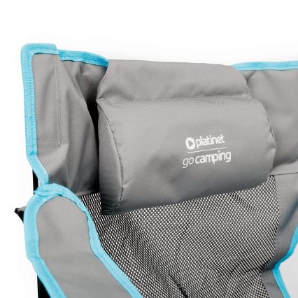 Sklopivi kamperski sto + stolica siva/plava