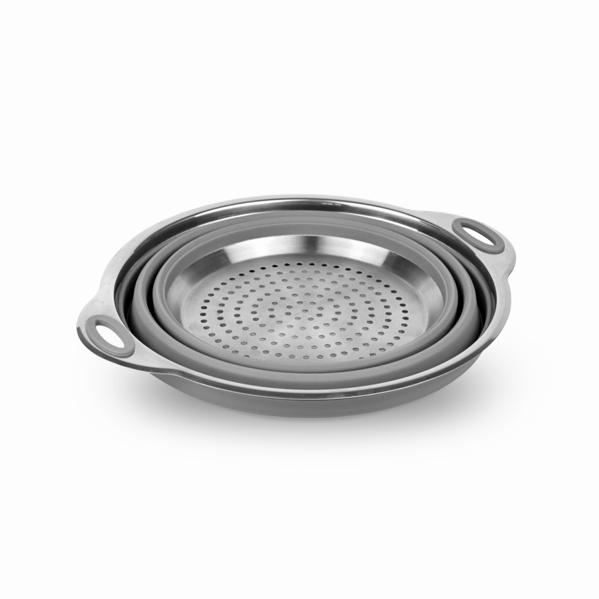 Sklopivo silikonsko cedilo za putovanja