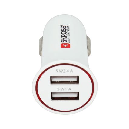 SKROSS - Auto punjač 2xUSB/3400mA/12-24V/5V