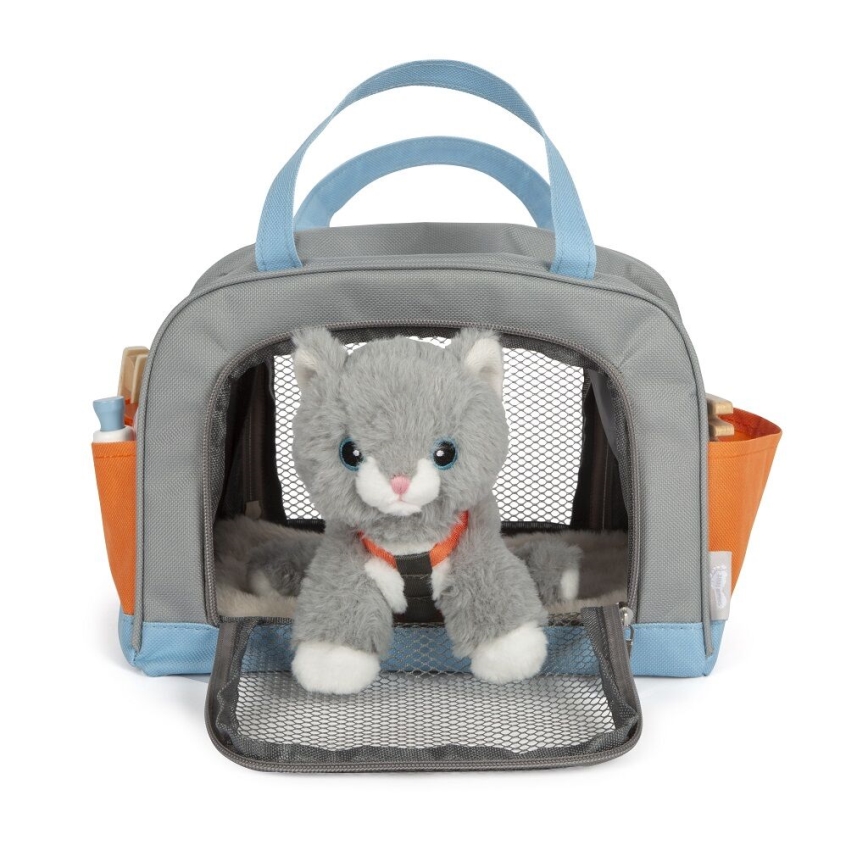 Small Foot - Plišana mačka sa setom za negu