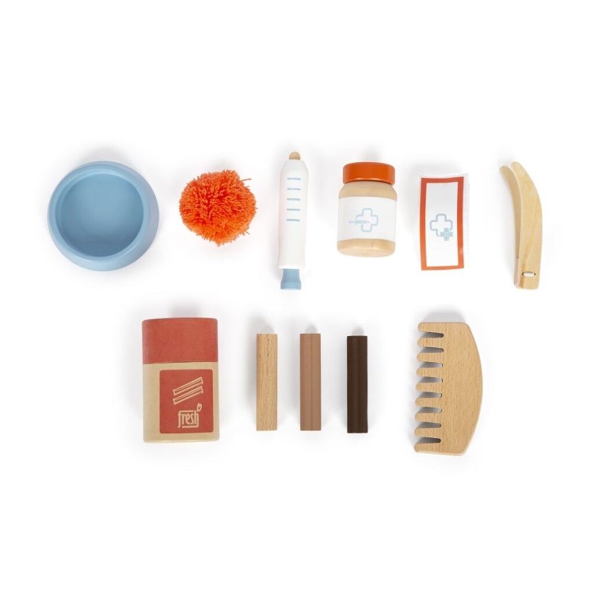 Small Foot - Plišana mačka sa setom za negu