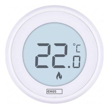 Sobni ručni termostat 230V/6A 2xAA beli