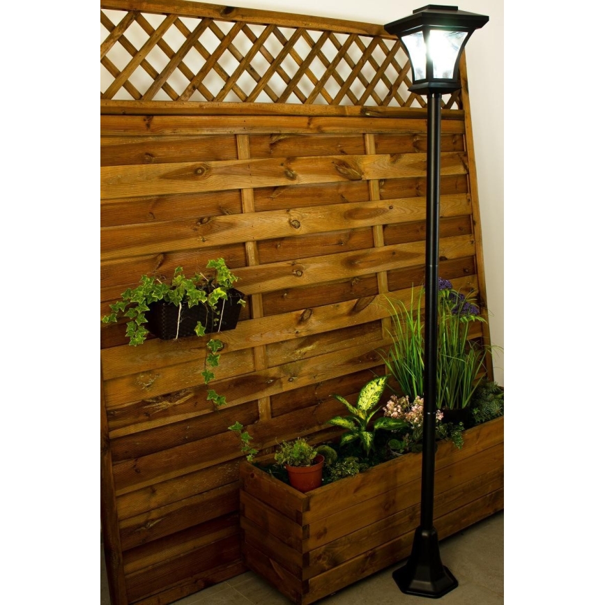 Solarna LED spoljašnja lampa LED/1,2V 1800 mAh IP44 crna