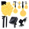 Solarni LED dekorativni niz 30×LED/8 funkcija 500 mAh 6,5 m IP67 topla bela