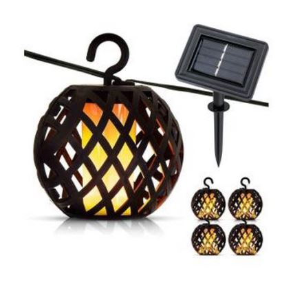 Solarni LED lanac 60xLED/2m 400 mAh IP44