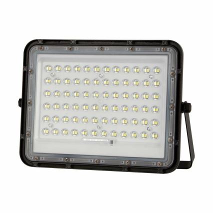 LED spoljni prigušiva solarni reflektor LED/15W/3,2V IP65 6400K 12000 mAh crna + daljinski upravljač