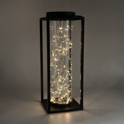 Solarno LED svetlo GLAMOUR LED/1,2V 600 mAh IP44 crno