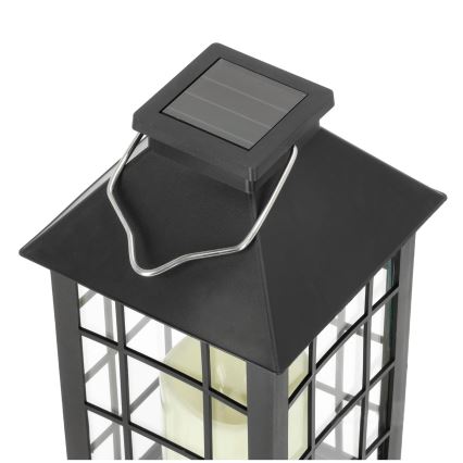 Solarno LED viseće svetlo LED/0,02W/1,2V 1xAA 2700K IP44 200 mAh crno