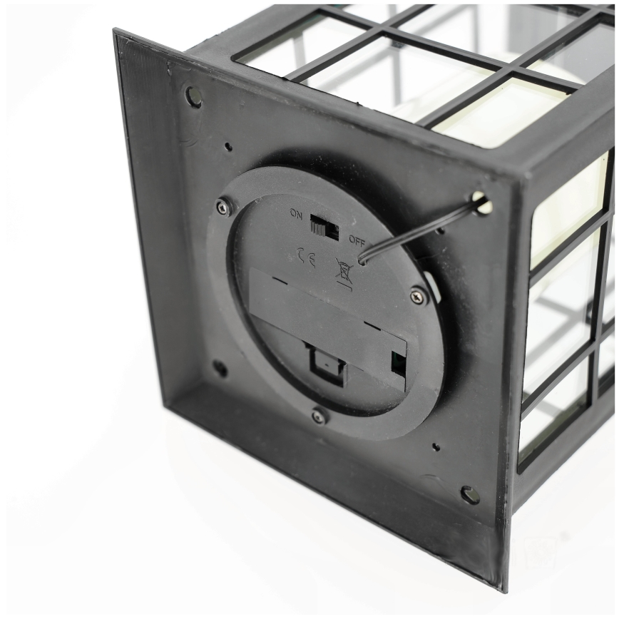 Solarno LED viseće svetlo LED/0,02W/1,2V 1xAA 2700K IP44 200 mAh crno