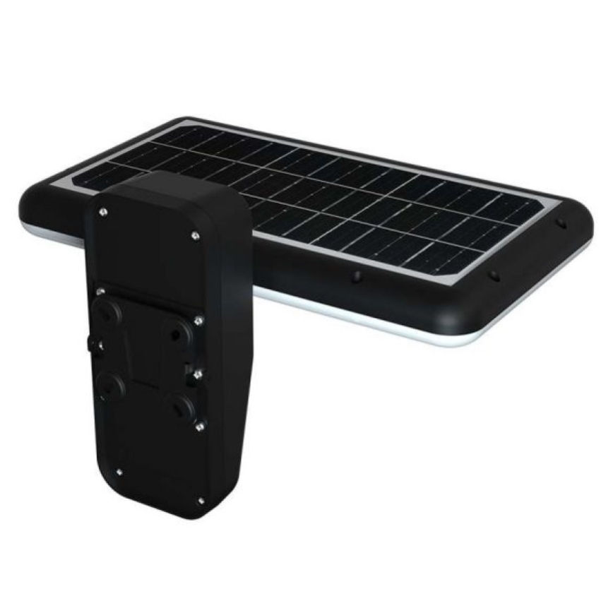 LED solarno zidno svetlo sa senzorom LED/15W/3,2V 4000K/6000K IP65 6000 mAh crna