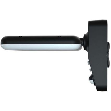LED solarno zidno svetlo sa senzorom LED/15W/3,2V 4000K/6000K IP65 6000 mAh crna
