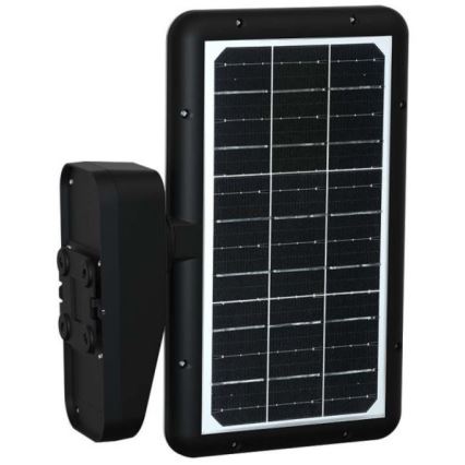 LED solarno zidno svetlo sa senzorom LED/15W/3,2V 4000K/6000K IP65 6000 mAh crna