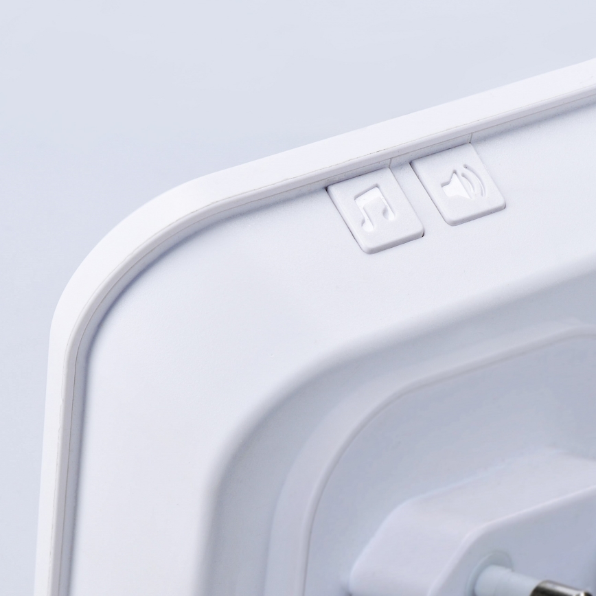 Alarm 230V sa bežičnim detektorom pokreta 3xAAA/5V bela