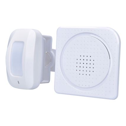 Alarm 3xAA sa bežičnim detektorom pokreta 3xAAA/5V beo