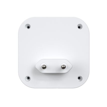 Bežični zvono za utičnicu 230V + 2x dugme 2xCR2032 IP44 belo