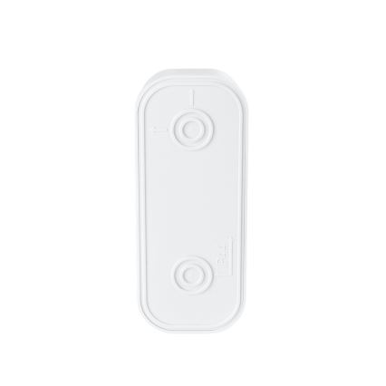 Bežični zvono za utičnicu 230V + 2x dugme 2xCR2032 IP44 belo