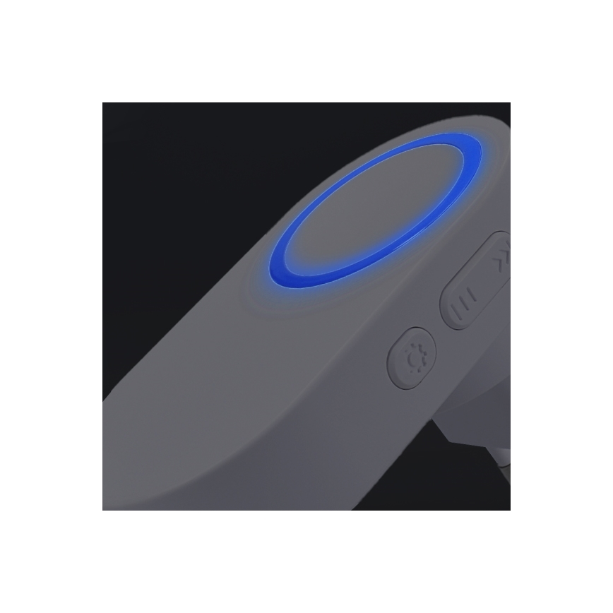 Bežični zvonac za utičnicu 230 V / 1×CR2032 IP56, beo