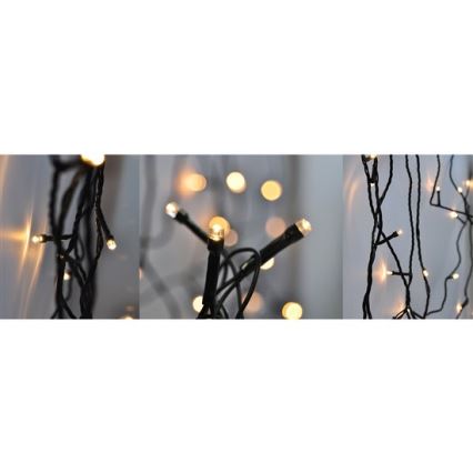 LED Božićne lampice vanjske 20m 400xLED/230V IP44 3000K
