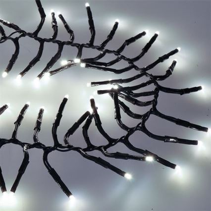 LED spoljna girlanda 576xLED/8 funkcija 8m IP44 hladno bela + daljinski upravljač