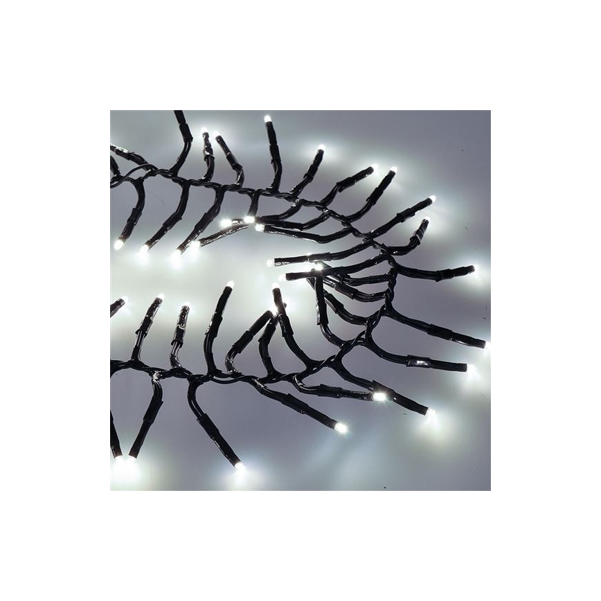LED spoljna girlanda 576xLED/8 funkcija 8m IP44 hladno bela + daljinski upravljač