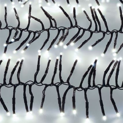 LED spoljna girlanda 576xLED/8 funkcija 8m IP44 hladno bela + daljinski upravljač