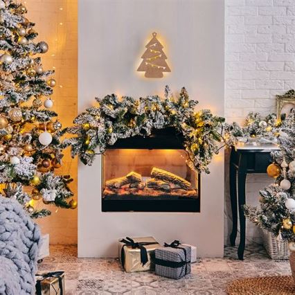 LED božićna dekoracija LED/2xAA jelka