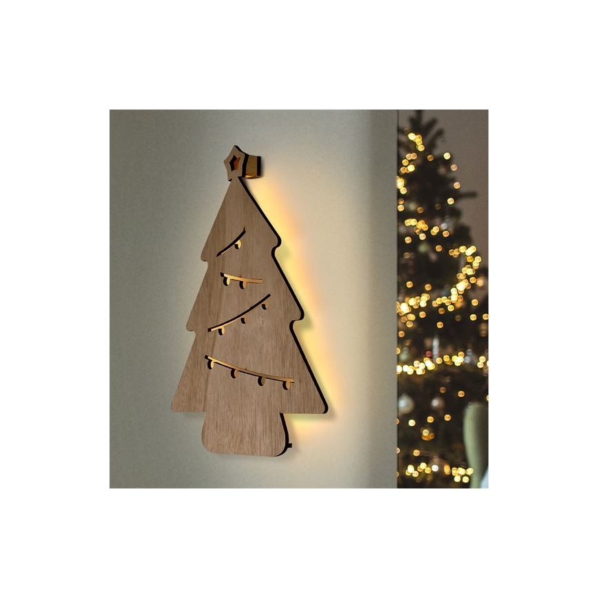 LED božićna dekoracija LED/2xAA jelka