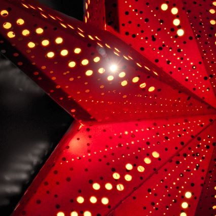 LED božićna dekoracija LED/2xAA 60 cm zvezda
