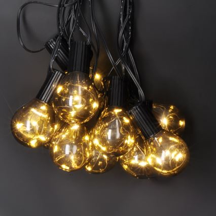 LED spoljašnji dekorativni niz GIRLANDA 10xLED/3xAA 3 m IP44 toplo belo