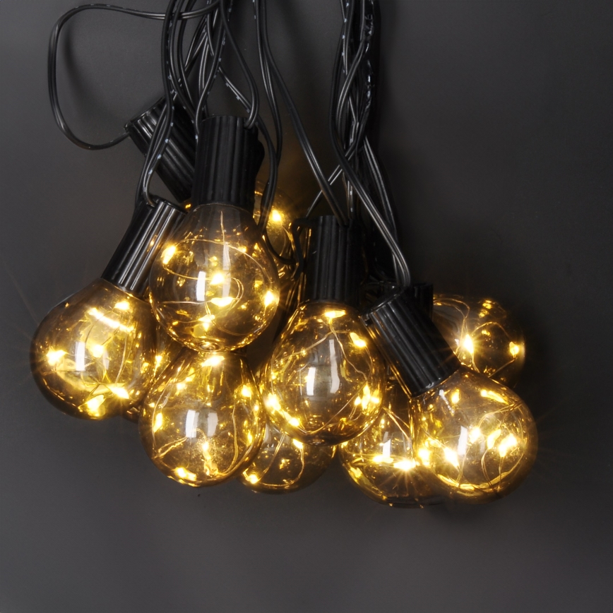 LED spoljašnji dekorativni niz GIRLANDA 10xLED/3xAA 3 m IP44 toplo belo