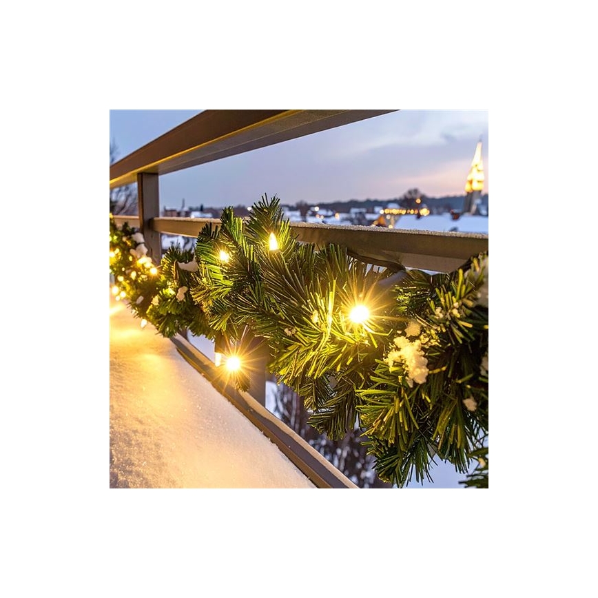 LED Spoljašnja božićna dekoracija GIRLANDA 80xLED/3xAA 500 cm IP44