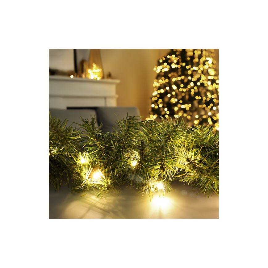 LED Spoljašnja božićna dekoracija GIRLANDA 80xLED/3xAA 500 cm IP44
