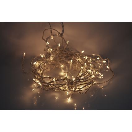 LED spoljna zavesa 360xLED/8 funkcija 15m IP44 topla bela