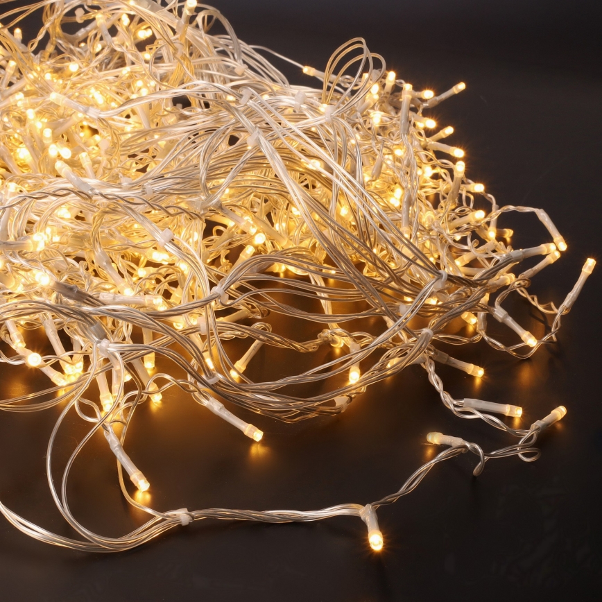 LED spoljna zavesa 360xLED/8 funkcija 15m IP44 topla bela