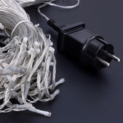 LED spoljna zavesa 360xLED/8 funkcija 15m IP44 topla bela