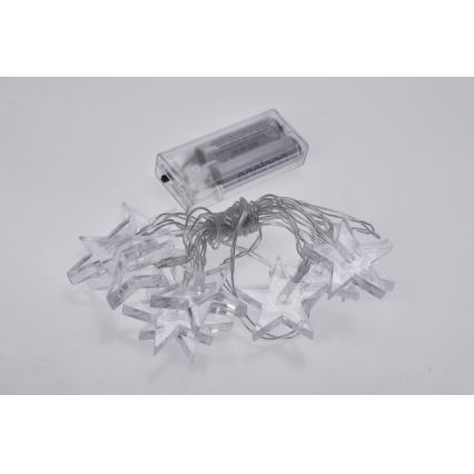LED božićni niz 10xLED/2xAA 2,5m plava