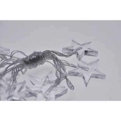 LED božićni niz 10xLED/2xAA 2,5m plava
