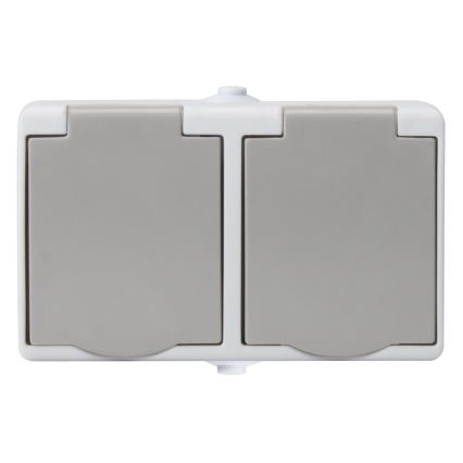 Dvostruka utičnica za vlažna okruženja IP54