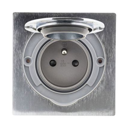 Spoljašnja ugradna podna utičnica IP55