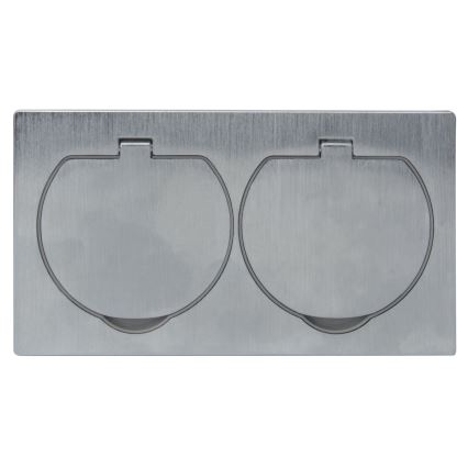 Spoljna ugradna podna dvostruka utičnica IP55