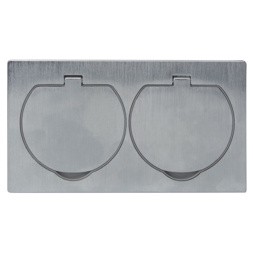 Spoljna ugradna podna dvostruka utičnica IP55