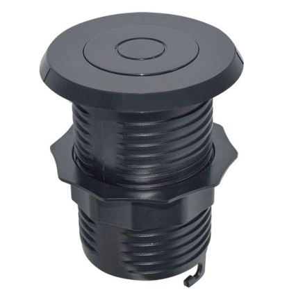 Ugradni USB punjač (USB-A + USB-C), crni
