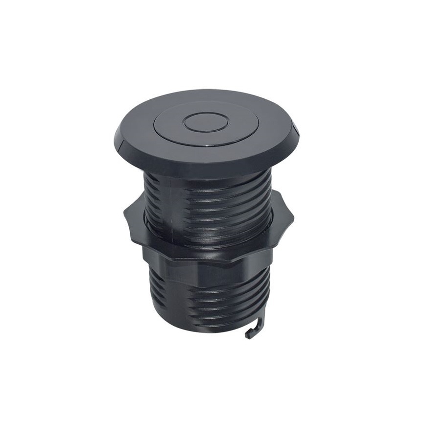 Ugradni USB punjač (USB-A + USB-C), crni