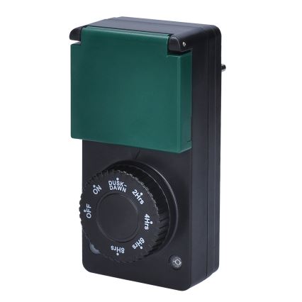 Tajmer sa senzorom za sumrak 3600W/230V IP44