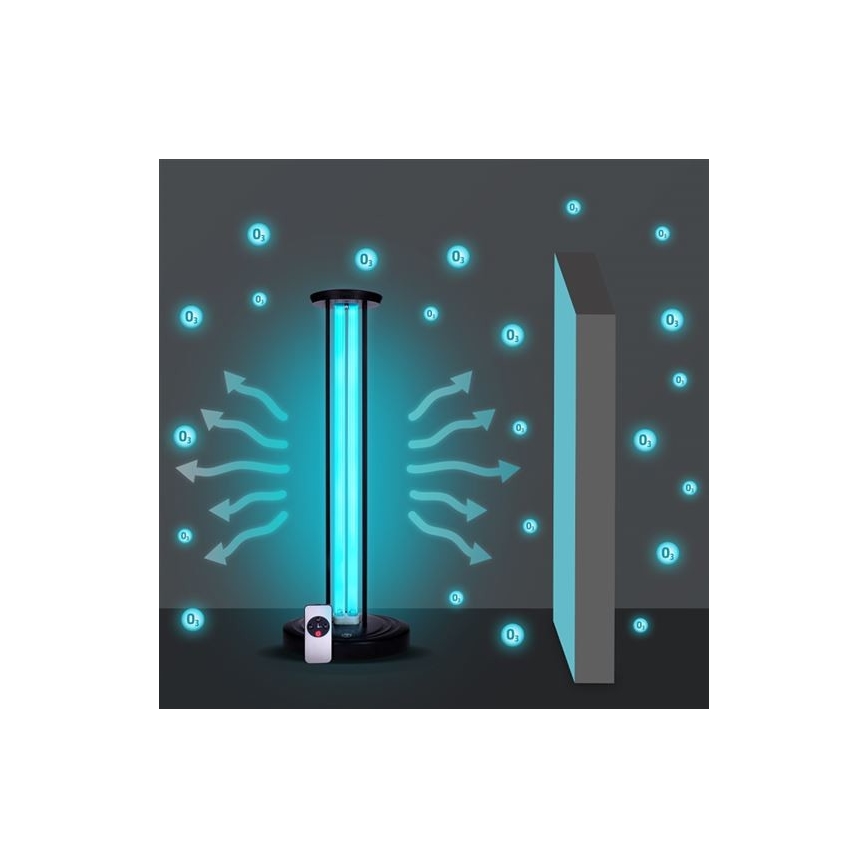 Dezinfekciona germicidna lampa UVC/100W/230V + daljinski upravljač