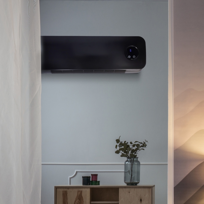 Keramički grejač za kupatilo 1000/2000W/230V IP22 + daljinski upravljač