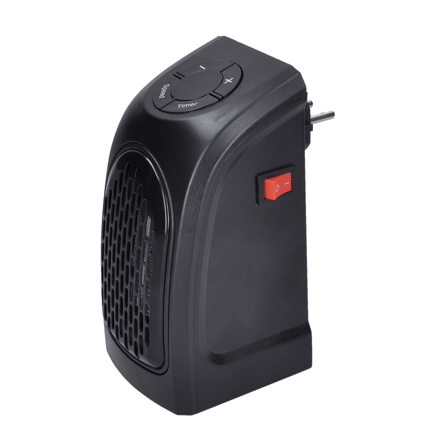 Kompaktan mini ventilator sa keramičkim grejnim elementom za utičnicu, 350 W/230 V