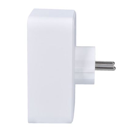 Razdelnik za utičnice 1x16A + 2x 2,5A sa 2x USB (A+C) punjačem, beo
