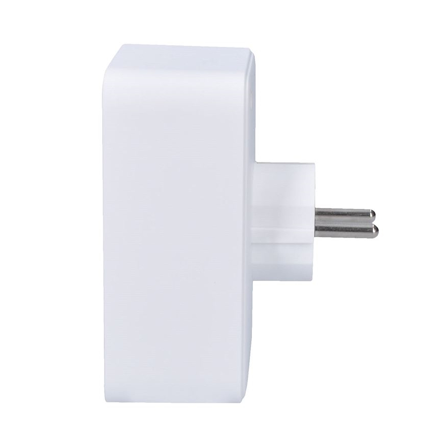 Razdelnik za utičnice 1x16A + 2x 2,5A sa 2x USB (A+C) punjačem, beo