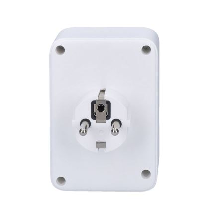 Razdelnik za utičnice 1x16A + 2x 2,5A sa 2x USB (A+C) punjačem, beo